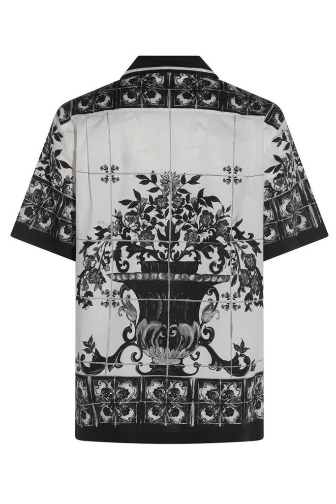 Dolce & Gabbana Dolce & Gabbana Majolica-Printed Poplin Hawaii Shirt 2