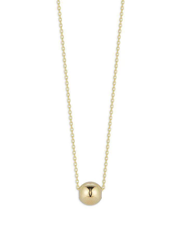Alberto Amati 14K Yellow Gold Medium Polished Ball Pendant Necklace, 16" from Bloomingdale's