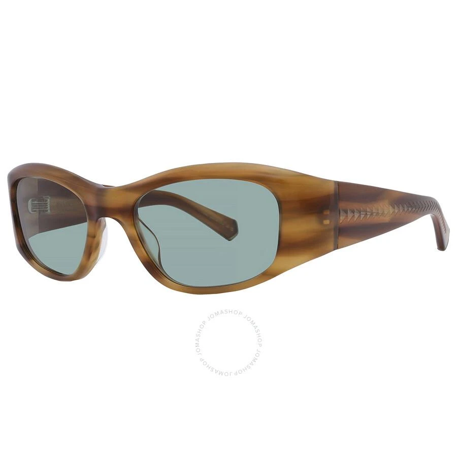 Mr. Leight ALOHA DOC S Island Green Oval Men's Sunglasses ML2035 MACA-ATG/ISLAGRN 52 3