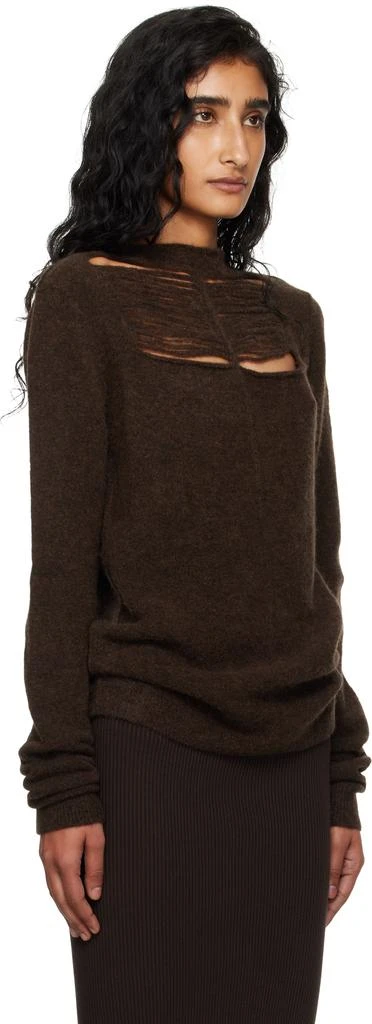 Rick Owens Brown Concordians LS Sweater 2