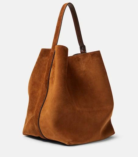 Totême Belted suede tote bag 4