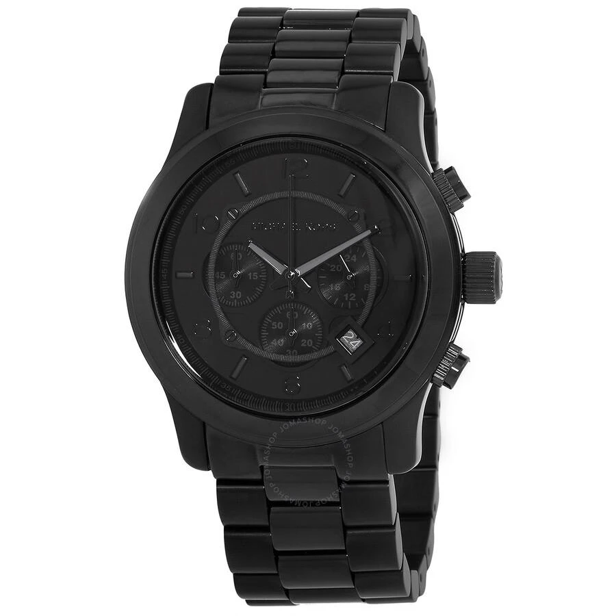 Michael Kors Oversized Runway Chronograph Quartz Black Dial Men's Watch MK9073 1