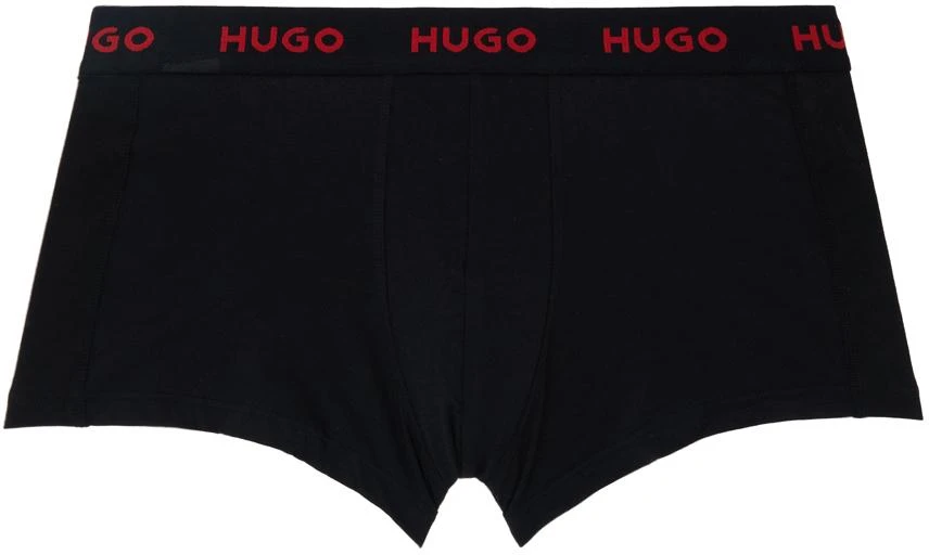 Hugo Three-Pack Multicolor Graphic Boxers 6