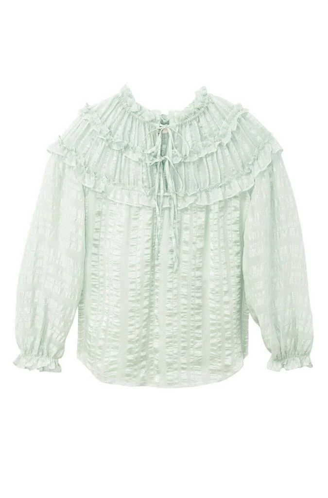 Rebecca Taylor Rebecca Taylor - Silk Ruffle Boho Blouse 3