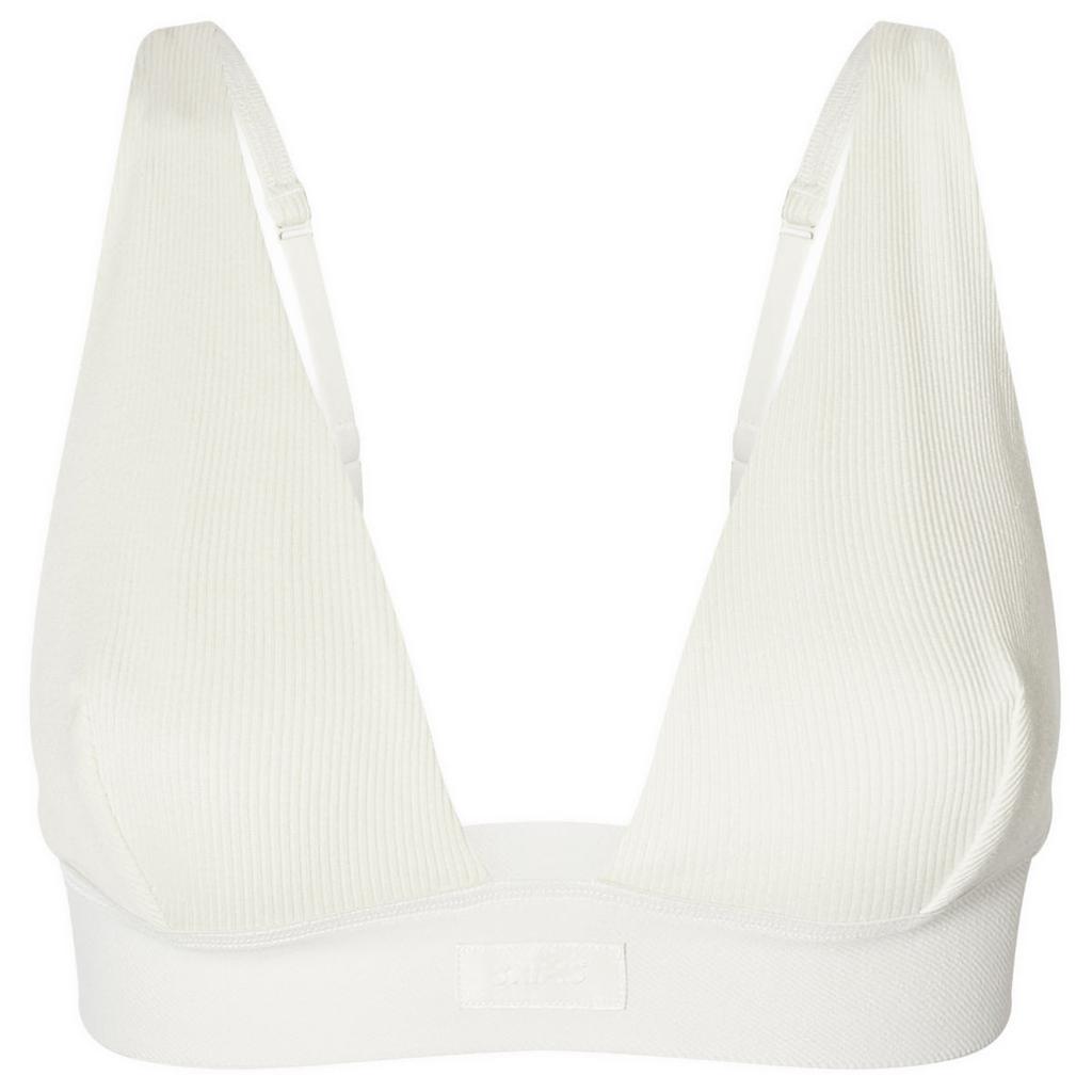 SKIMS SKIMS Cotton Rib Plunge Bralette