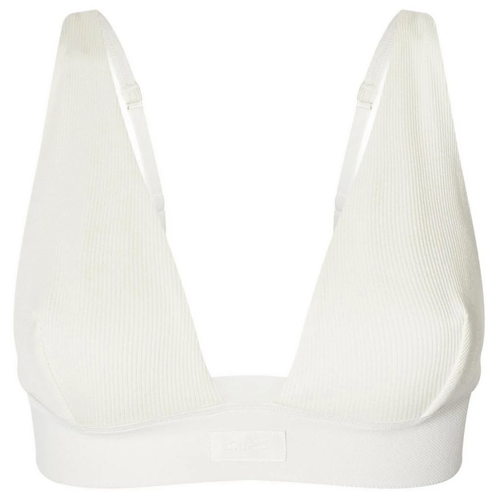 SKIMS SKIMS Cotton Rib Plunge Bralette 1