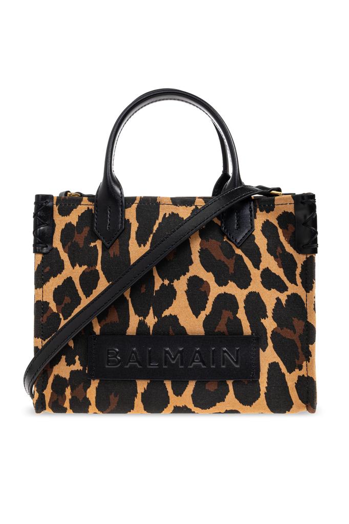 トートバッグ B-Army Medium Shopper Bag - Balmain - Raffia - Neutral/Black Balmain B-Army Medium Shopper Bag - - Raffia - Neutral/Black