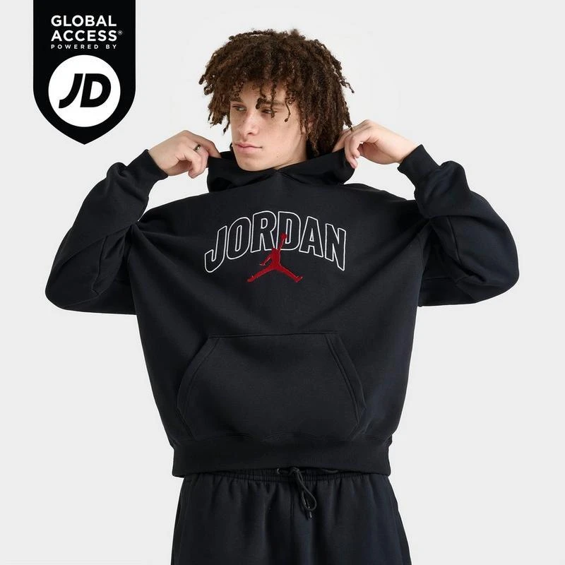 Jordan Men's Jordan Brooklyn Fleece Oversized Pullover Hoodie 1