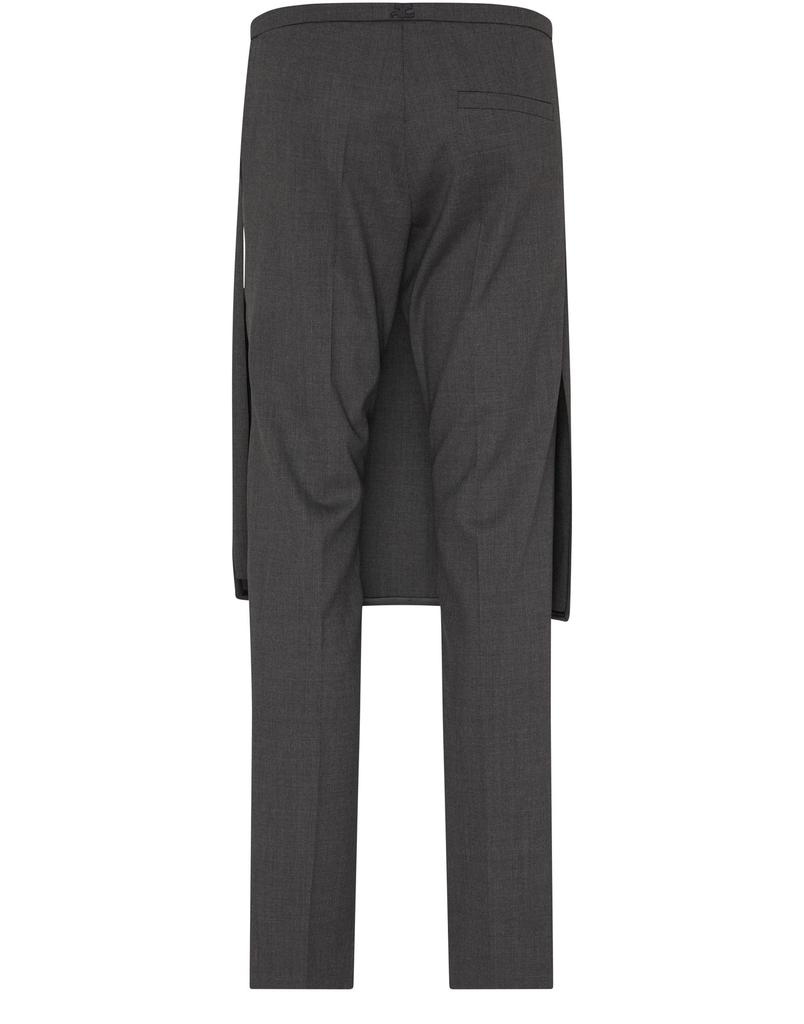 Courrèges Overskirt wool tailored pants - Leggings - Free