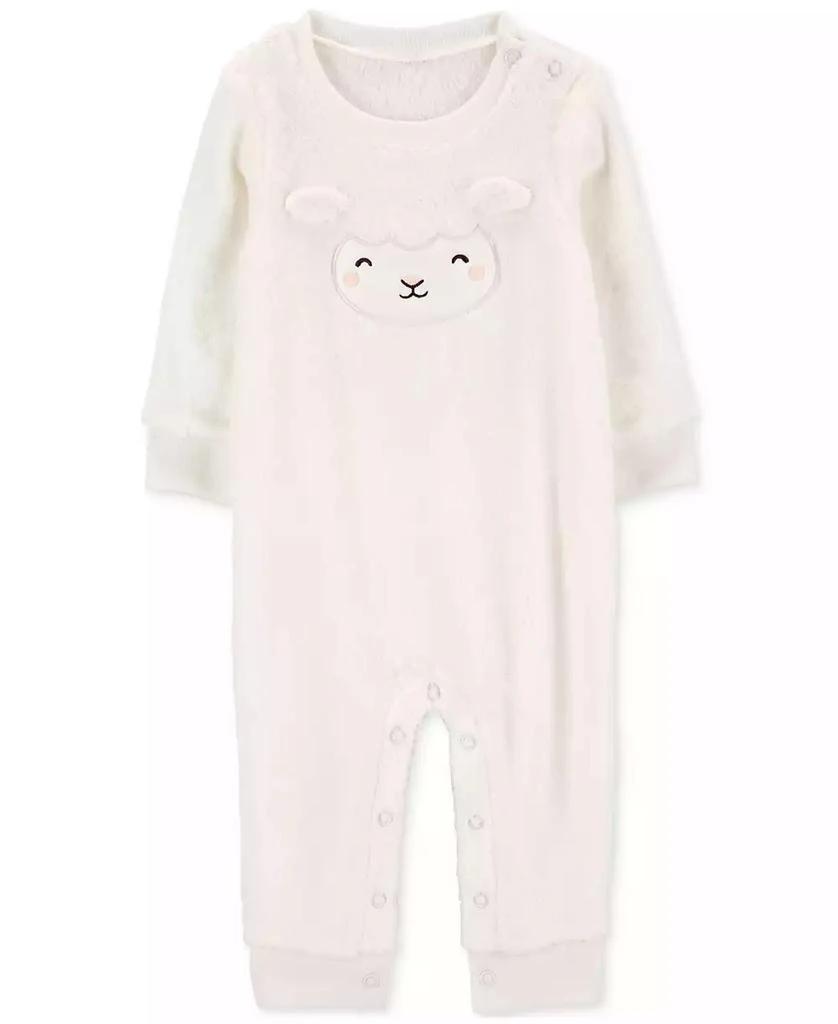 Carter's Baby Sheep Fuzzy Jumpsuit 1