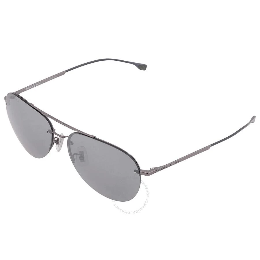 Hugo Boss Silver Mirror Pilot Men's Sunglasses BOSS 1066/F/S 0R81/T4 62 3