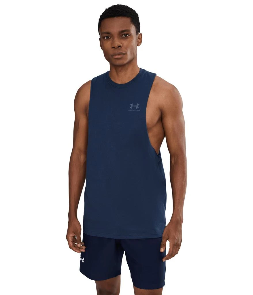 Under Armour Logo Cutoff Tank