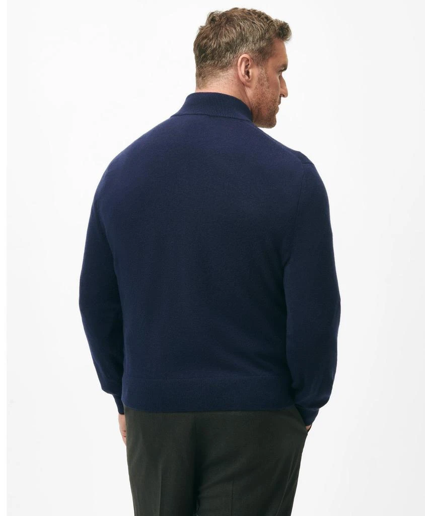 Brooks Brothers Big & Tall 3-Ply Cashmere Half-Zip Sweater 3