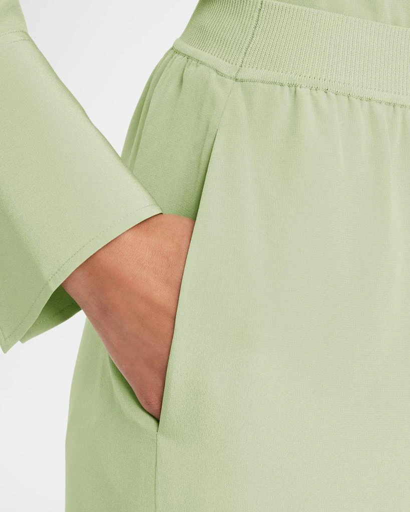 Joseph Hulin Wide-Leg Silk Crepe De Soie Trousers 5