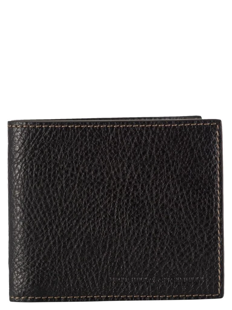 Brunello Cucinelli Brunello Cucinelli Logo Embossed Bi-Fold Wallet 1