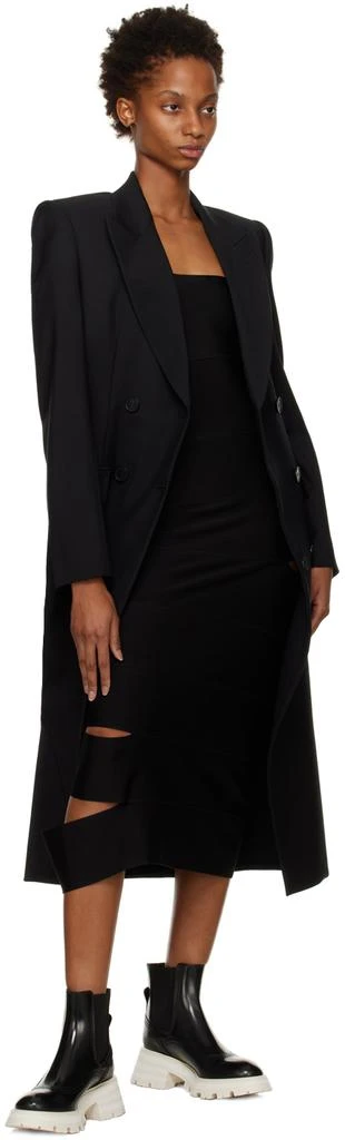Alexander McQueen Black Bandage Midi Dress 4