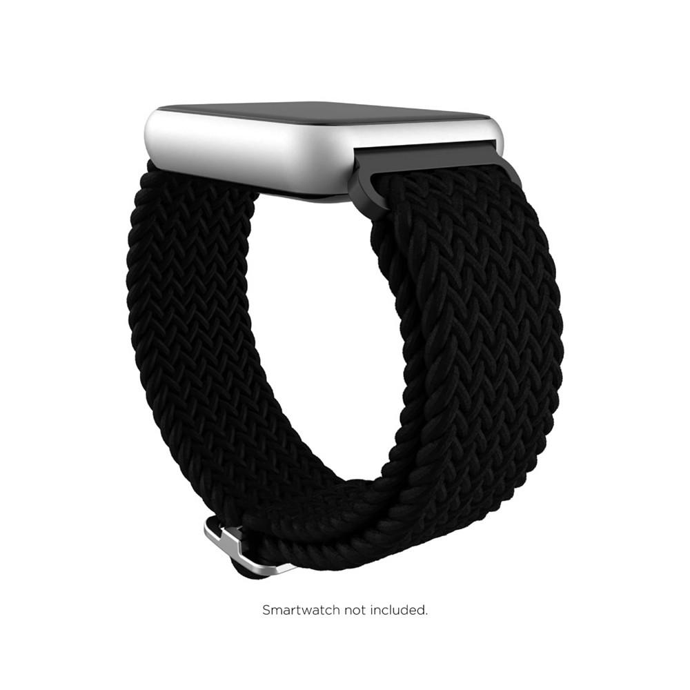 iTouch Unisex Air 4 Black Braided Loop Silicone Strap