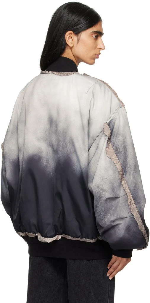 Acne Studios Black Printed Bomber Jacket 3