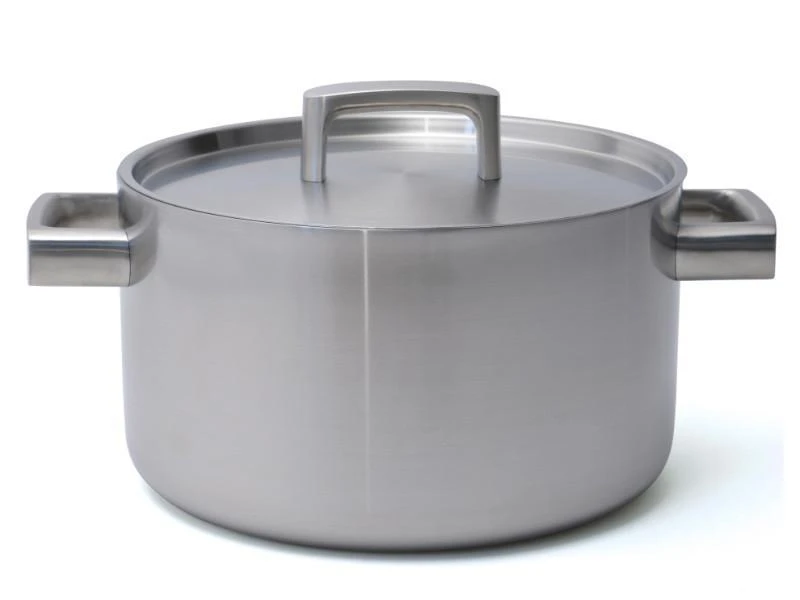 BergHOFF Ron 10" Stainless Steel 5-Ply Covered Stockpot 2