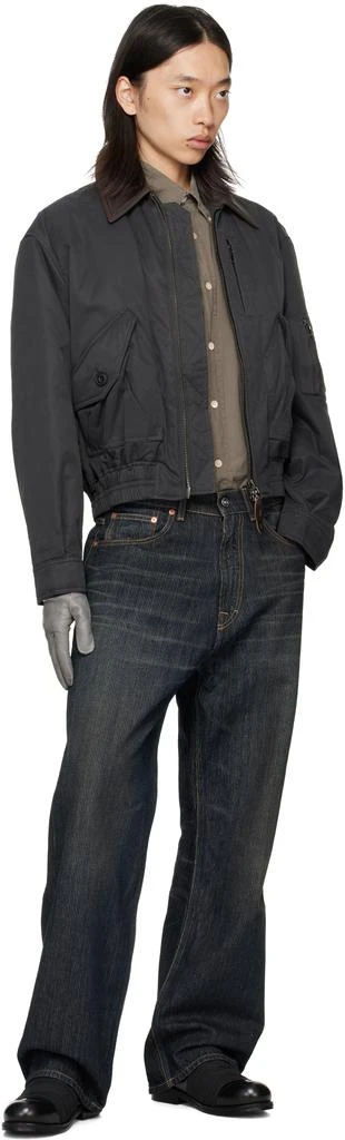 Handsome Stockholm Gray Washable Leather Gloves 3