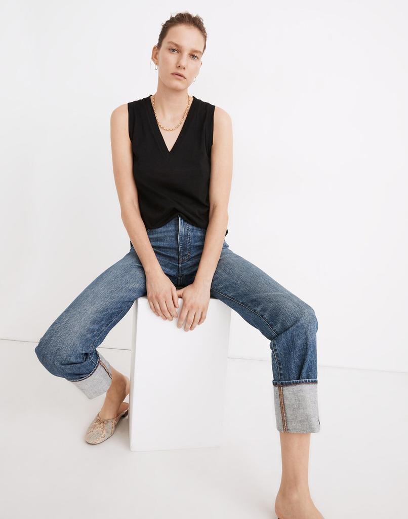 Madewell Whisper Cotton V-Neck Tank