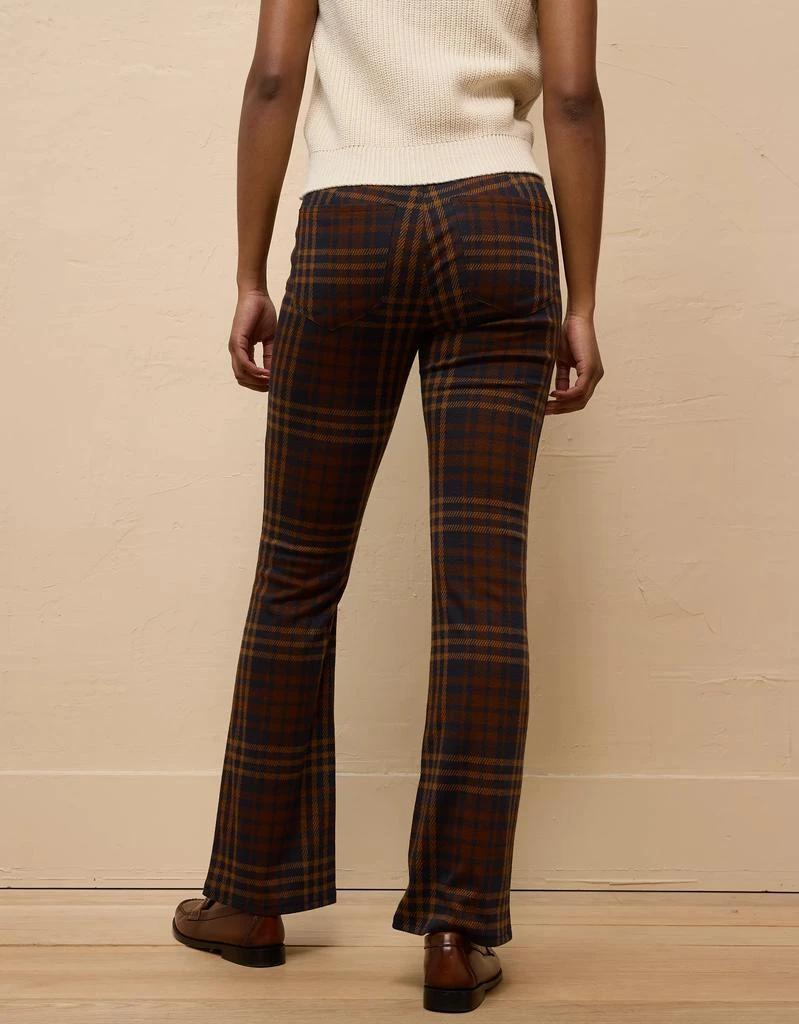 AE AE It Knit Pull-On High-Waisted Kick Boot Plaid Pant 2