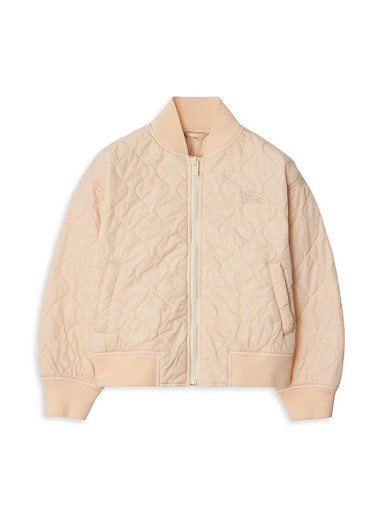 バーバリー BURBERRY 女の子 girl140 アウター Burberry Check reversible down jacket in beige - Burberry Kids