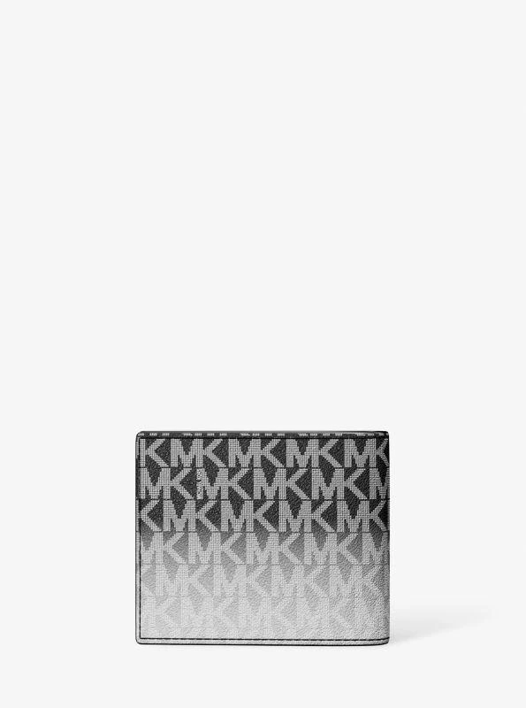 Michael Kors Cooper Ombré Signature Logo Billfold Wallet 3