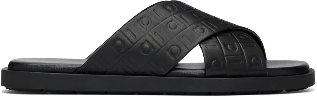 Shop Black Ferragamo Monogram Sandals on Sale at BeyondStyle  display picture 1