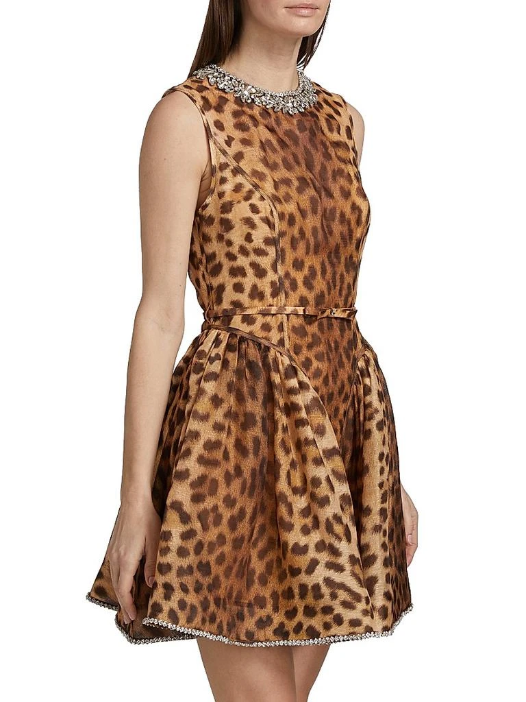 Zimmermann Crush Fit & Flare Minidress 4