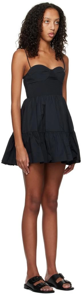 Staud Black Landry Minidress 2