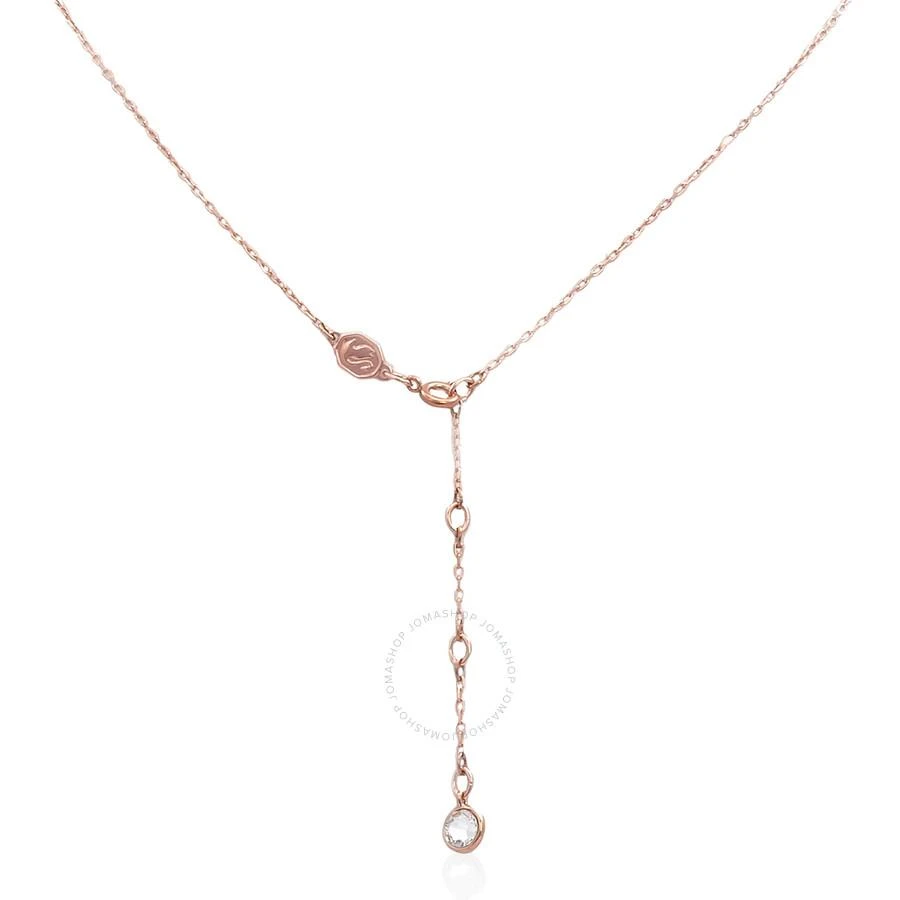 Swarovski Pink Rose Gold-Tone Plated Iconic Swan Pendant Necklace 2