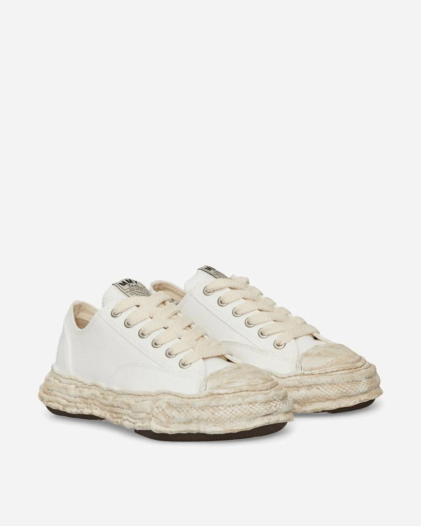Maison MIHARA YASUHIRO Peterson 23 OG Dyed Sole Canvas Low Sneakers White 2