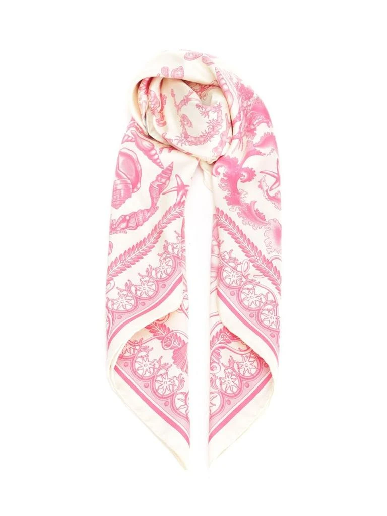 Versace Versace Underwater Baroque Large Silk Scarf