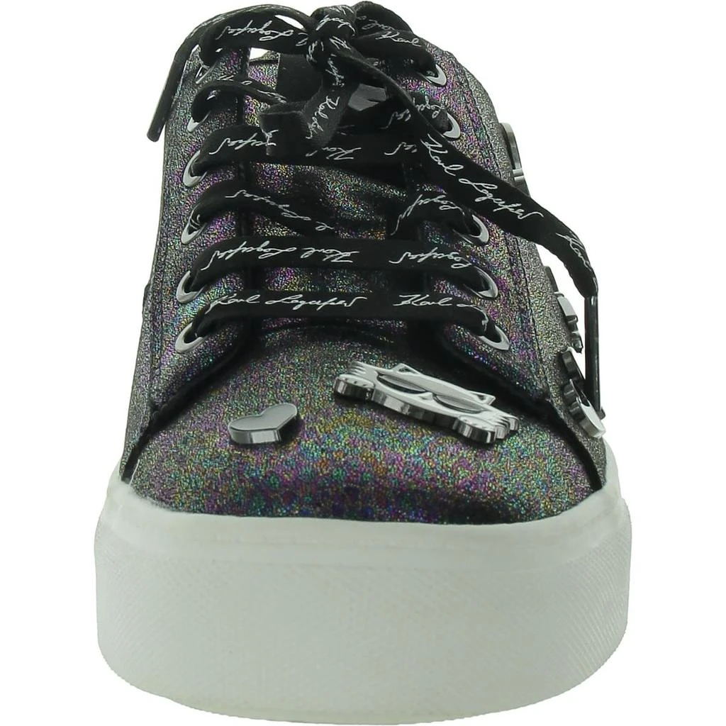 Karl Lagerfeld Paris Cate Pins Womens Leather Lifestyle Casual And Fashion Sneakers 7