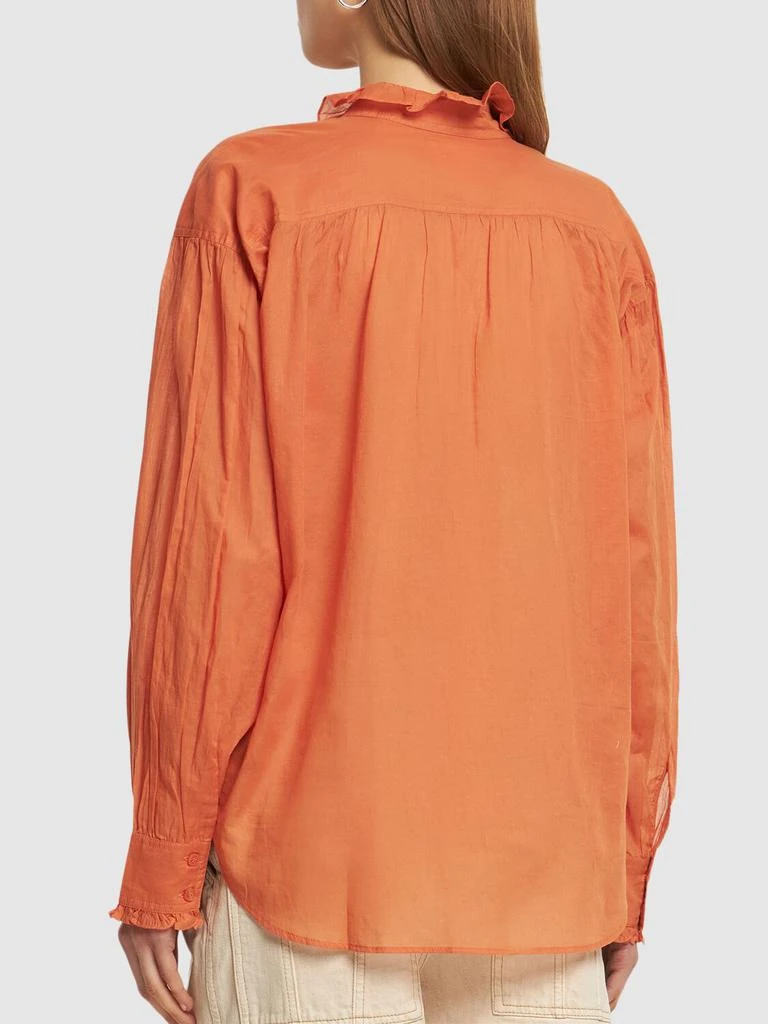 Isabel Marant Étoile Pamias Ruffled Cotton Shirt 2