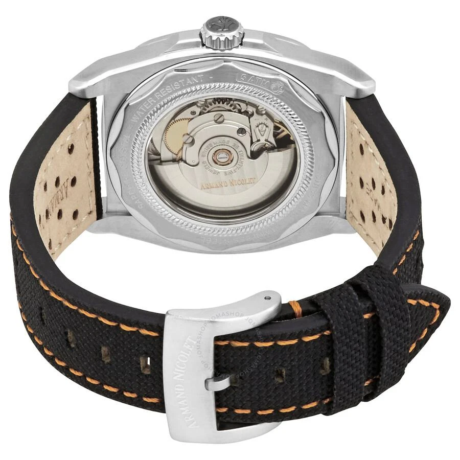 Armand Nicolet JH9 Automatic Black Dial Men's Watch A660HAA-NO-P0668NO8 3