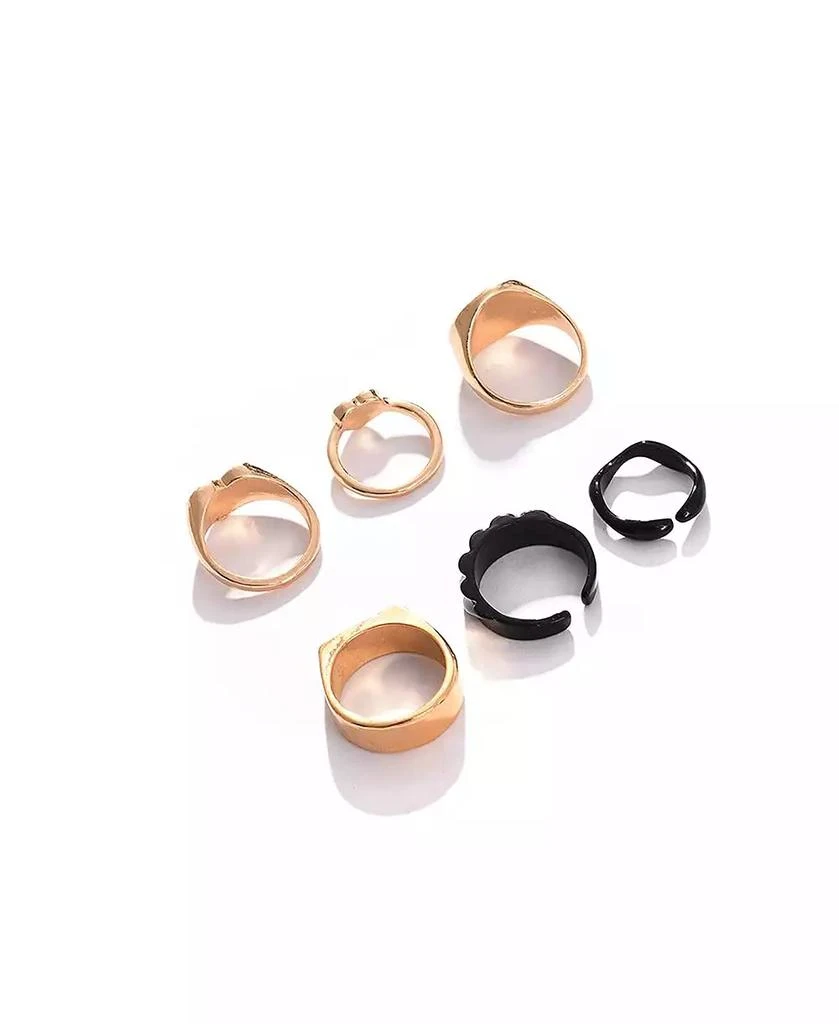 SOHI Women
s Everyday Multi-Layer Ring 5