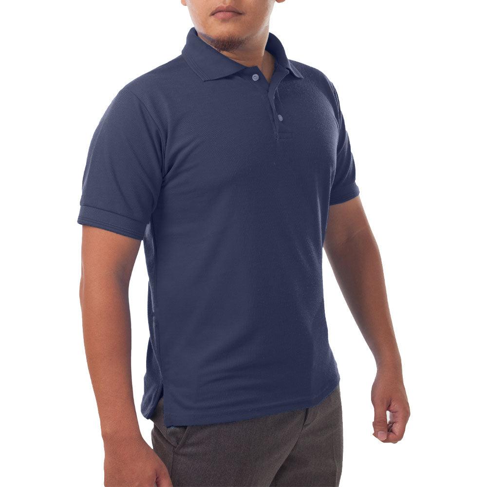 Page & Tuttle Solid Jersey Short Sleeve Polo Shirt