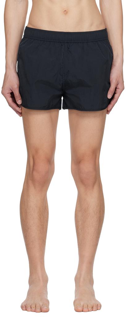 Filippa K Navy Drawstring Swim Shorts