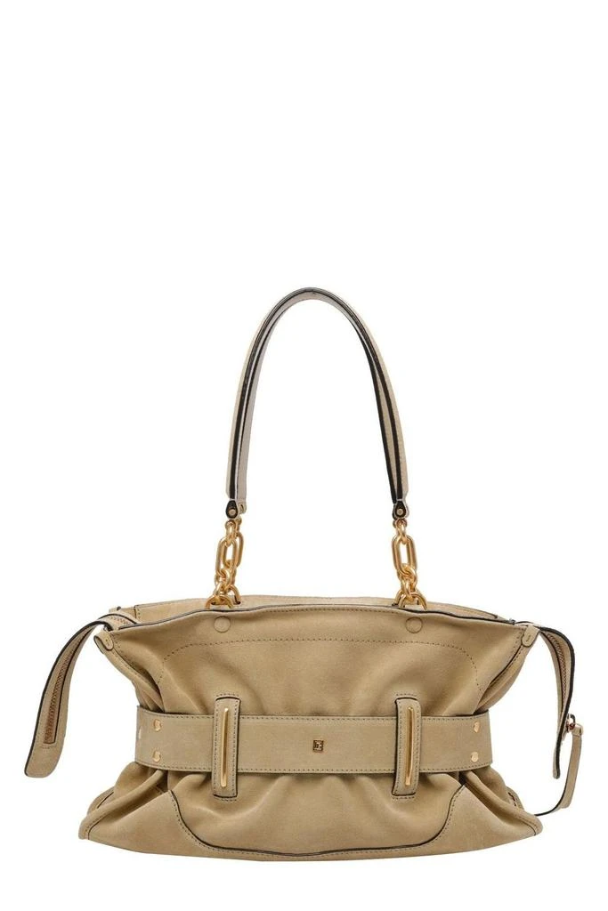 Balmain Balmain Anthem Buckled Zip-Up Shoulder Bag 2