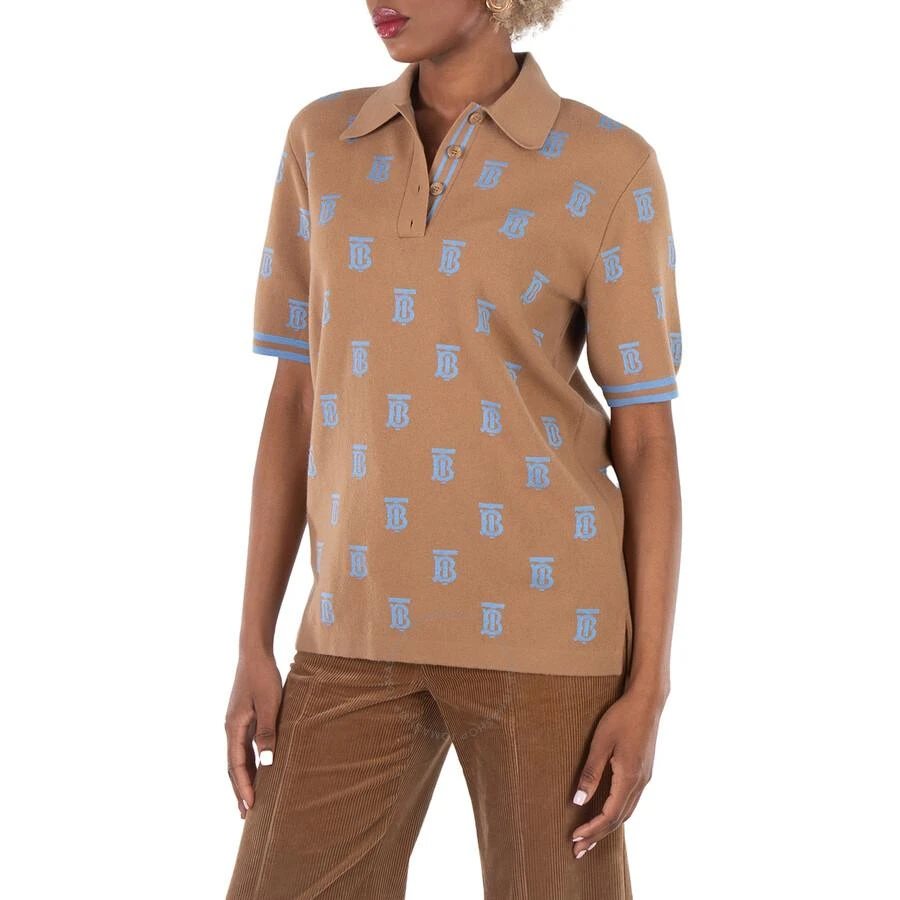 Burberry Shyla Monogram Knitted Polo Shirt 2