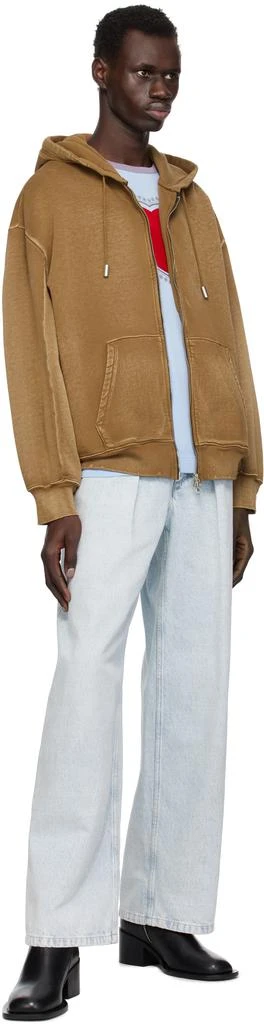 Eckhaus Latta Tan Zip Hoodie 4