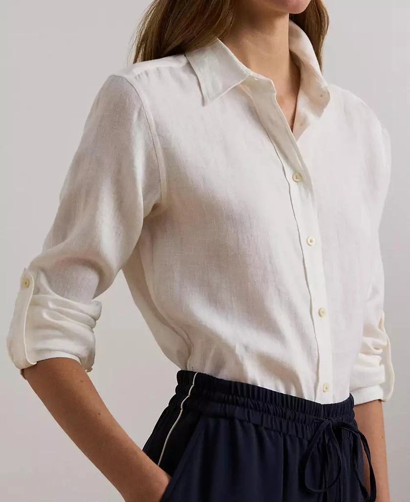 Lauren Ralph Lauren Linen Shirt, Regular & Petite 3