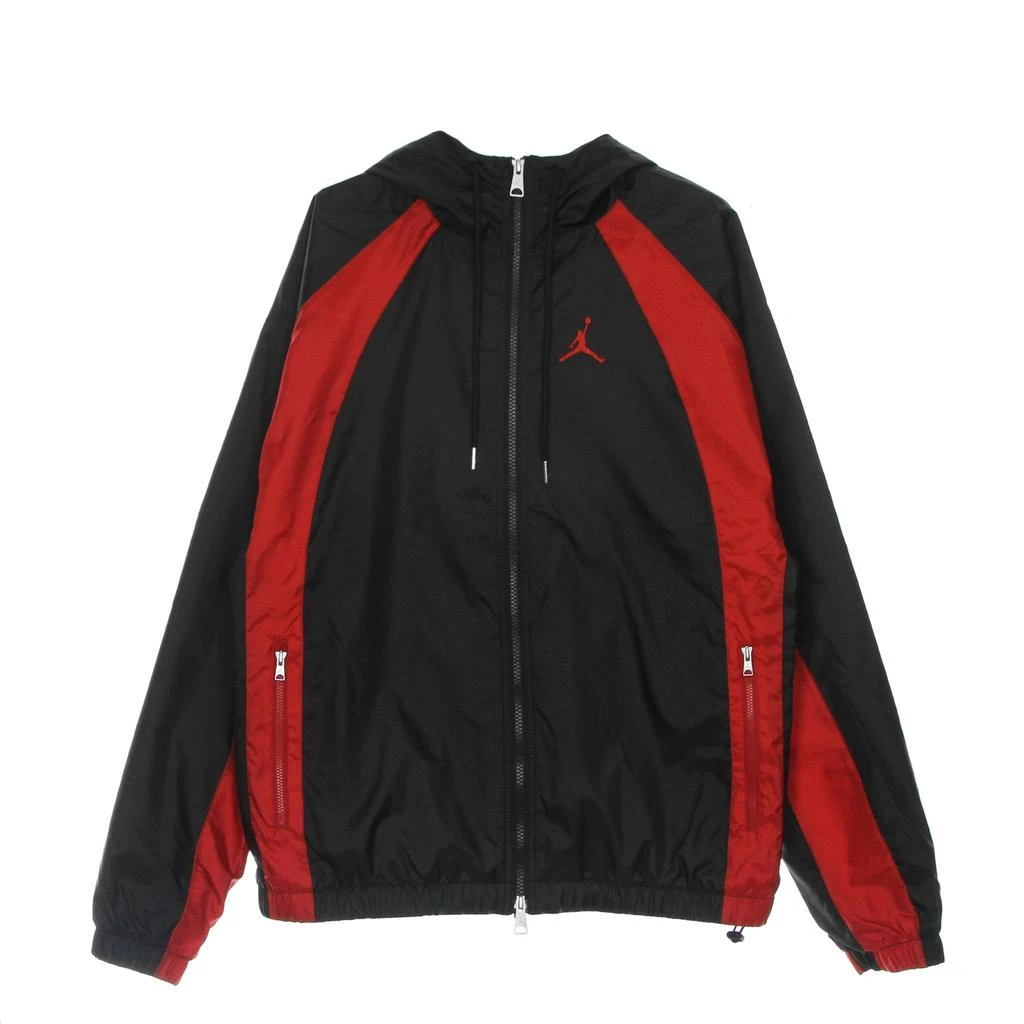 Jordan Essentials Woven Jacket Men's Windbreaker Black/gym Red 1