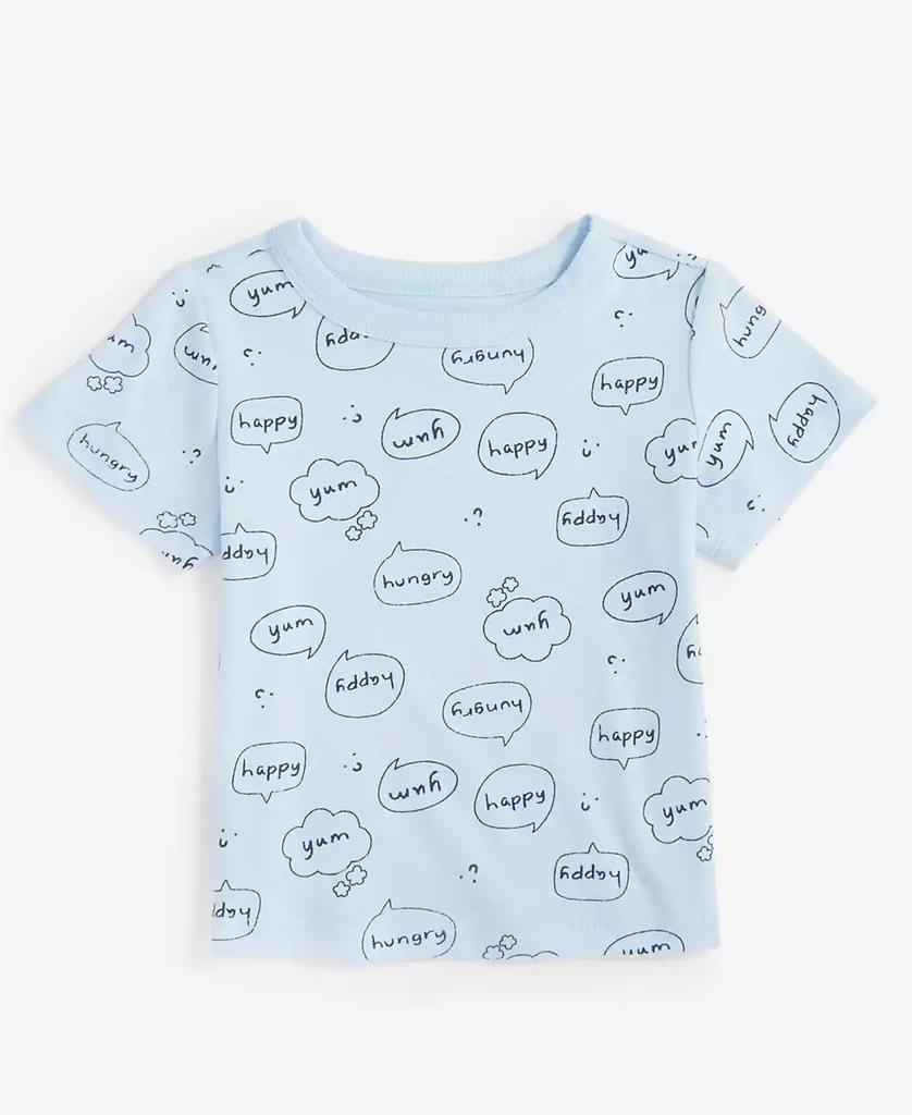 First Impressions Baby Boys Short-Sleeve Word Bubble Printed T-Shirt, Created for Macy's