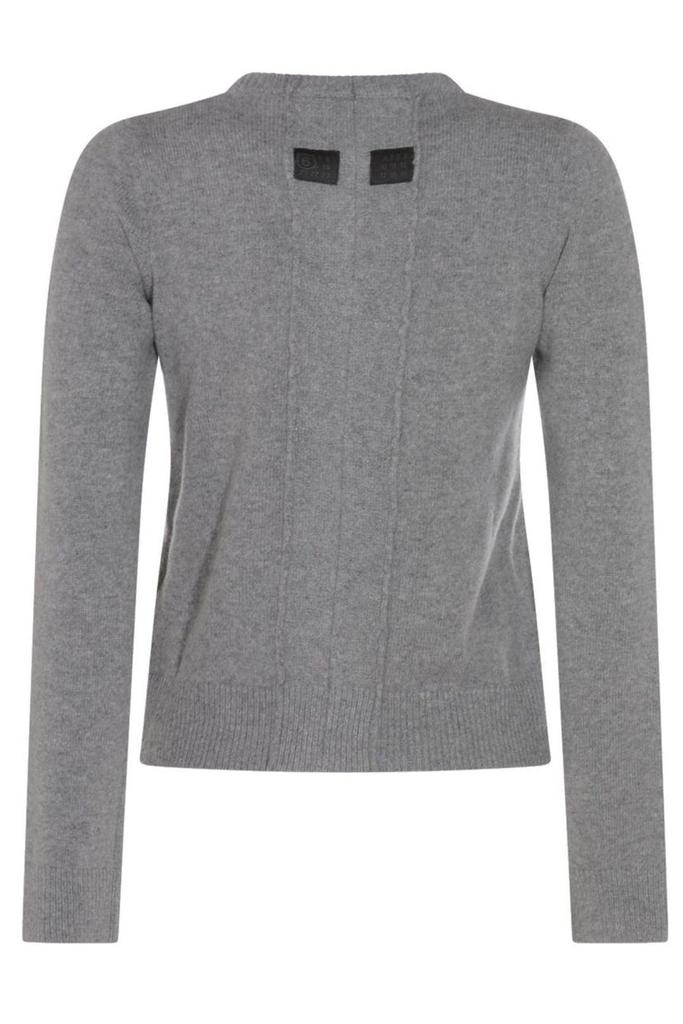 MM6 Maison Margiela Crewneck Buttoned Cardigan – On Sale Now with