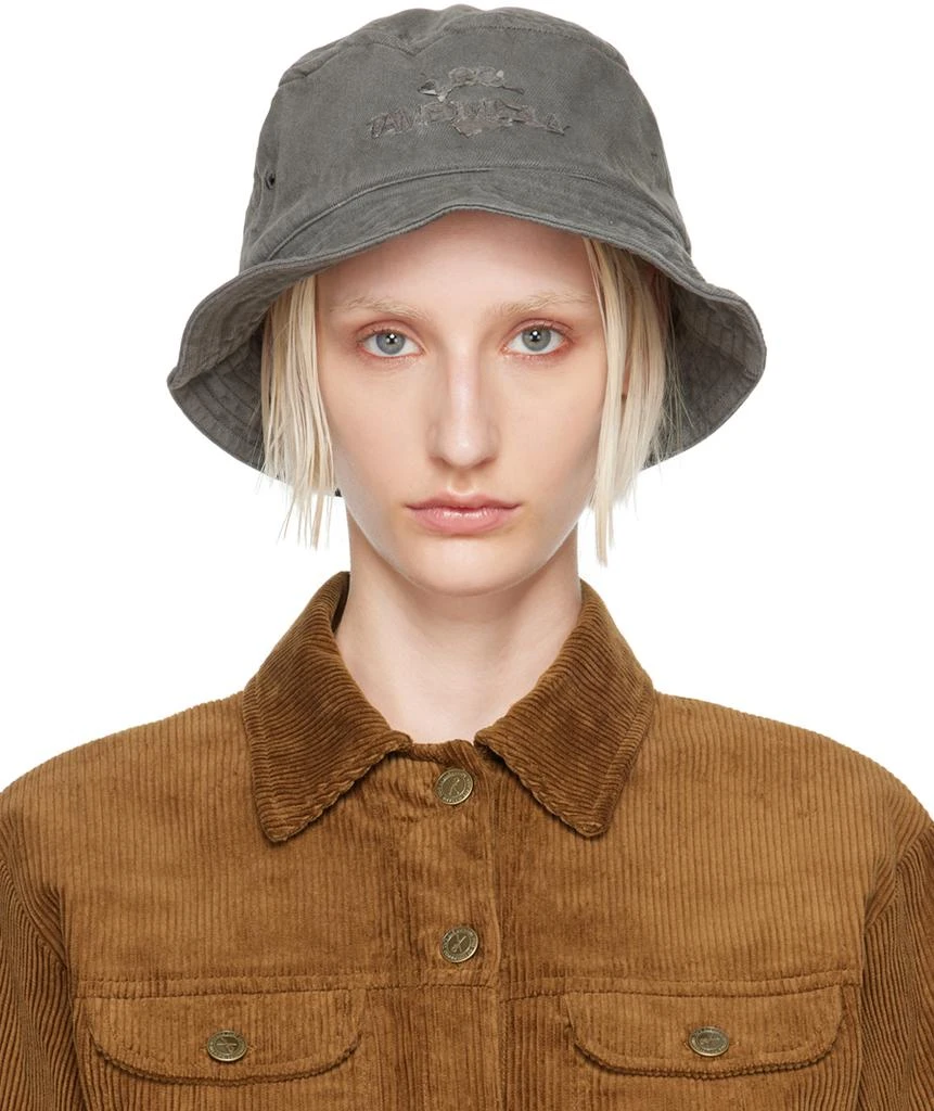 A.P.C. Gray Tame Impala Edition Offshore Bucket Hat 1