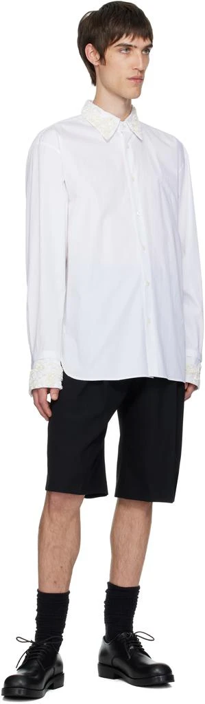 Dries Van Noten White Sequins Shirt 5
