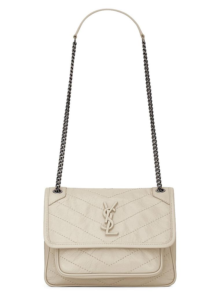 Yves Saint Laurent Niki Baby Shoulder Bag in Vintage Leather